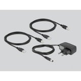 DeLOCK Delock USB 2.0 Switch f. 2 PC an 2Geräte, USB-Switch schwarz