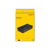 DeLOCK Delock USB 2.0 Switch f. 2 PC an 2Geräte, USB-Switch schwarz