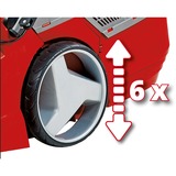 EINHELL Akku-Rasenmäher GE-CM 43 Li M Kit, 18Volt rot/schwarz, 2x Li-Ionen Akku 4,0Ah