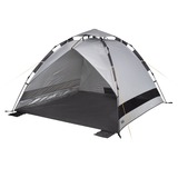 High Peak Strandmuschel Calida 80, Zelt silber/grau, Regenschirm-System