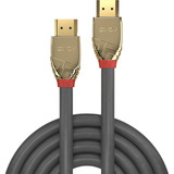 Lindy High Speed HDMI Kabel, Gold Line grau, 7,5 Meter