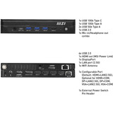 MSI PRO DP10 A14MG-018AT, Mini-PC schwarz, Windows 11 Pro