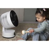 Meaco MeacoFan Sefte 8, Ventilator weiß, Tragbarer Tischventilator mit Akku