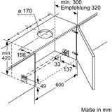 Neff D46ED52X1, Dunstabzugshaube silber