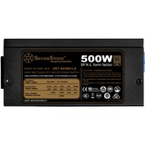 SilverStone SST-SX500-LG V2.1, PC-Netzteil schwarz, 2x PCIe, Kabel-Management, 500 Watt