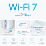 TP-Link BE65(1-pack) BE9300 Whole Home Mesh Wi-Fi 7, Router weiß