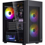 ALTERNATE Gaming-PC Basic Edition • AMD Radeon™ 760M • AMD Ryzen™ 5 8600G • 32 GB RAM schwarz/transparent, Windows 11 Home 64-Bit