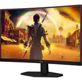 AOC C27G42E, Gaming-Monitor 68.6 cm (27 Zoll), schwarz (matt)/rot, FullHD, Fast-VA, Curved, Adaptive-Sync, HDR, 180Hz Panel