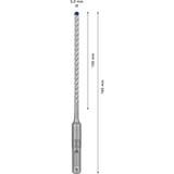 Bosch EXPERT Hammerbohrer SDS-plus-7X, Ø 5mm, 30 Stück Arbeitslänge 100mm