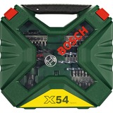 Bosch Heimwerken & Garten X-Line Bohrer- und Schrauber-Set, 54-teilig, Bohrer- & Bit-Satz grün