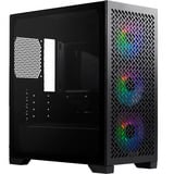Cooler Master Elite 302 , Tower-Gehäuse schwarz, Tempered Glass