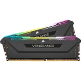 Corsair DIMM 32 GB DDR4-3200 (2x 16 GB) Dual-Kit, Arbeitsspeicher schwarz, CMH32GX4M2E3200C16, Vengeance RGB PRO SL, INTEL XMP