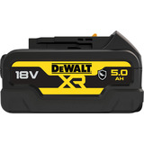 DEWALT XR Akku DCB184G, 18Volt 5Ah schwarz, Gehäuseschutz gegen Chemikalien, Säuren und Brennstoffe