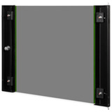 Digitus Glas-Fronttür für 19" 9HE Wandgehäuse Unique Serie, Frontpanel schwarz, 9 Höheneinheiten