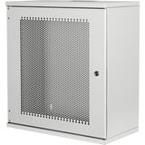 Digitus Wandgehäuse SOHO, 540x400 mm (BxT), IT-Schrank hellgrau, unmontiert, 12 Höheneinheiten