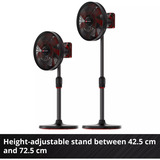 EINHELL GE-CF 18/320 P Li-Solo, Ventilator schwarz/rot, Akku-Ventilator, Lieferung ohne Akku und Ladegerät