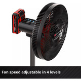 EINHELL GE-CF 18/320 P Li-Solo, Ventilator schwarz/rot, Akku-Ventilator, Lieferung ohne Akku und Ladegerät
