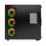 Krux Empero, Tower-Gehäuse schwarz, Tempered Glass x 2