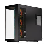 Krux Empero, Tower-Gehäuse schwarz, Tempered Glass x 2