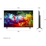 LG 50QNED7EB3C, QNED-Fernseher 125.8 cm (50 Zoll), schwarz, UltraHD/4K, Mini-LED, Triple Tuner