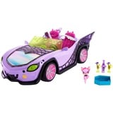 Mattel Monster High Ghoul Mobile mit Haustier und Eiskühlerzubehör, Spielfahrzeug 
