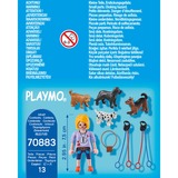 PLAYMOBIL 70883 Hundesitterin, Konstruktionsspielzeug Mit vier quirligen Hunden