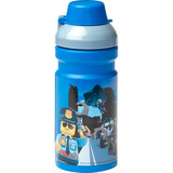 Room Copenhagen LEGO Trinkflasche City  blau/silber, 0,39 Liter