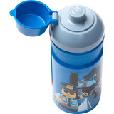 Room Copenhagen LEGO Trinkflasche City  blau/silber, 0,39 Liter