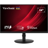 ViewSonic VG2408A-MHD, LED-Monitor 60.5 cm (24 Zoll), schwarz, FullHD, IPS, HDMI, DP, VGA, 100Hz Panel