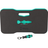 Wera Knie- und Handschmeichler Set 2, Knieschutz schwarz/grün, inkl. Wera Flaschenöffner