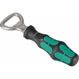 Wera Knie- und Handschmeichler Set 2, Knieschutz schwarz/grün, inkl. Wera Flaschenöffner
