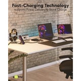 goobay USB-C Multiport-Tischladegerät, PD, GaN, 100 Watt schwarz, 2x USB-C, 2x USB-A, Power Delivery, QuickCharge 3.0