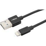 Ansmann USB 2.0 Adapterkabel, USB-A Stecker > Lightning Stecker schwarz, 1 Meter