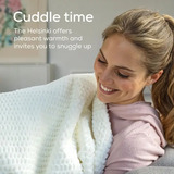 Beurer Wärmezudecke HD 82 Helsinki, Heizdecke weiß, 130 x 180 cm