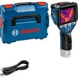 Bosch Akku-Wärmebildkamera GTC 600 C Professional, 12Volt, Thermodetektor blau/schwarz, ohne Akku und Ladegerät, L-BOXX