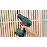 Bosch Heimwerken & Garten Akku-Schlagbohrschrauber UniversalImpact 18V-60 grün/schwarz, 2x Li-Ionen Akku 2,0Ah, Koffer, POWER FOR ALL ALLIANCE