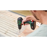 Bosch Heimwerken & Garten Akku-Schlagbohrschrauber UniversalImpact 18V-60 grün/schwarz, 2x Li-Ionen Akku 2,0Ah, Koffer, POWER FOR ALL ALLIANCE