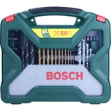 Bosch Heimwerken & Garten X-Line Titanium Bohrer- und Schrauber-Set, 50-teilig, Bohrer- & Bit-Satz grün