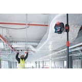 Bosch Professional Linienlaser GLL 3-80 C Professional, Laser-Empfänger LR 7, L-BOXX, Kreuzlinienlaser blau/schwarz, mit roten Laserlinien, Li-Ionen Akku 2,0Ah