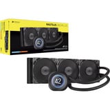 Corsair NAUTILUS 360 LCD Generalüberholt, Wasserkühlung schwarz