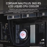 Corsair NAUTILUS 360 LCD Generalüberholt, Wasserkühlung schwarz