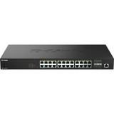 D-Link DMS-1250-28P/E, Switch schwarz
