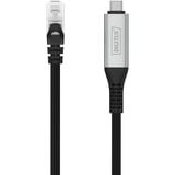 Digitus USB-C 3.2 Gen1 > RJ-45 Ethernet Kabel, 1Gbit/s, Adapter schwarz, 10 Meter, 10/100/1.000Mbit/s