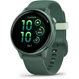 Garmin vívoactive 6, Smartwatch jaspisgrün/jaspisgrün metallic, 42 mm, Silikon-Armband