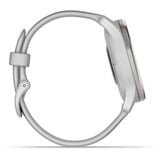 Garmin vívomove Trend, Smartwatch silber/hellgrau, 40 mm, mit hellgrauem Silikon-Armband
