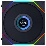 Lian Li UNI FAN TL120 LCD, Gehäuselüfter schwarz, 3er Pack inkl. Controller, 124 mm