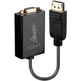 Lindy DisplayPort auf VGA Konverter, Adapter schwarz, aktiv