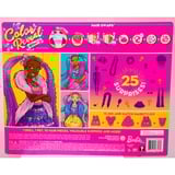 Mattel Barbie Color Reveal Glitzer! Haarwechsel Puppe Glitzerblau mit 25 Überraschungen