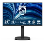 Philips 24B2U3301, LED-Monitor 60.5 cm (23.8 Zoll), schwarz, FullHD, IPS, USB-C, USB-Hub, HDMI, DP, 120Hz Panel