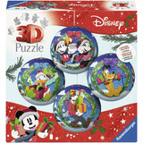 Ravensburger 3D Puzzleball Disney Weihnachtskugel-Set 